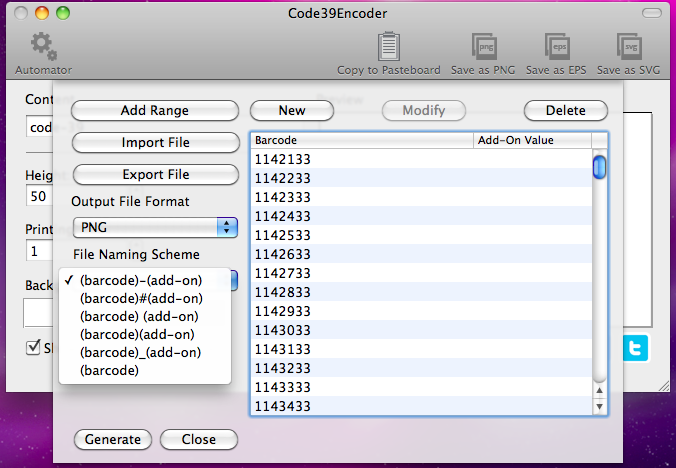 drivers license barcode generator