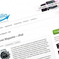 The all-new website of Mobilio Development