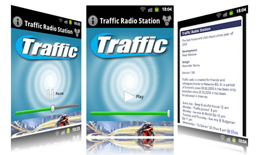 traffic radio station for android
