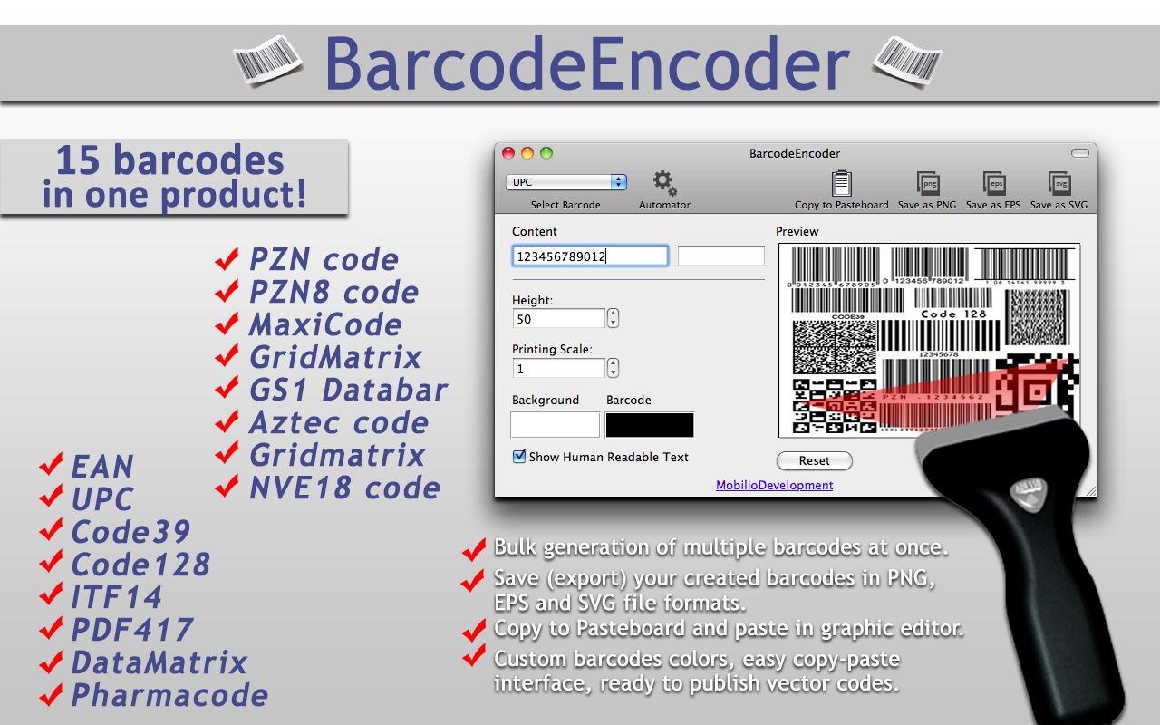 BarcodeEncoder - MobilioDevelopment