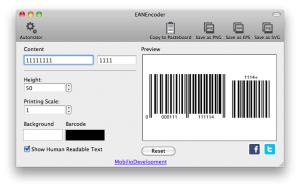 ean13 barcode with ean5 addon