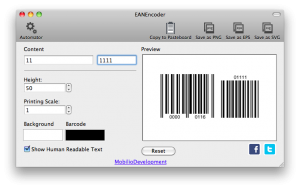 ean8 barcode with ean5 addon