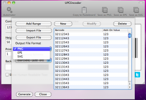 upcencoder output format