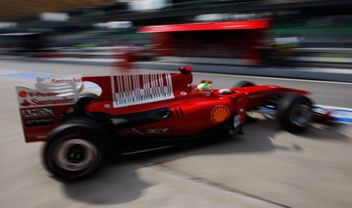 barcode on a F1 model