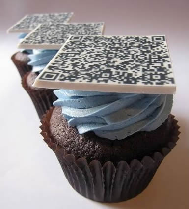 qr cupcake