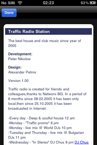 Screenshot for Traffic Radio 2